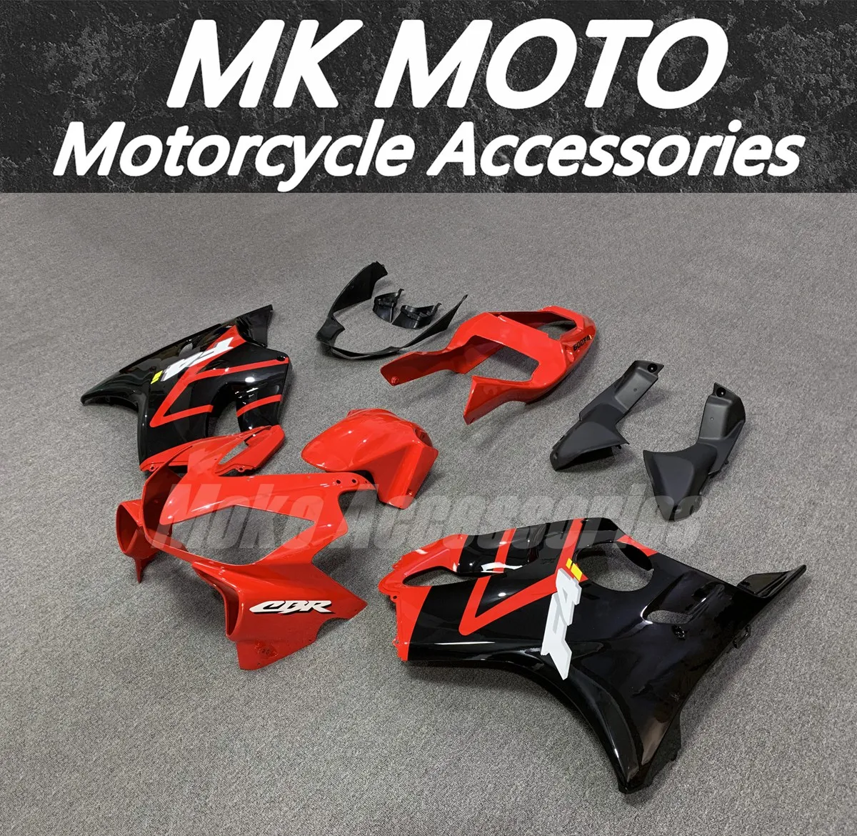 

Motorcycle Fairings Kit Fit For Cbr600f F4i 2001 2002 2003 Bodywork Set High Quality ABS Injection Red Black