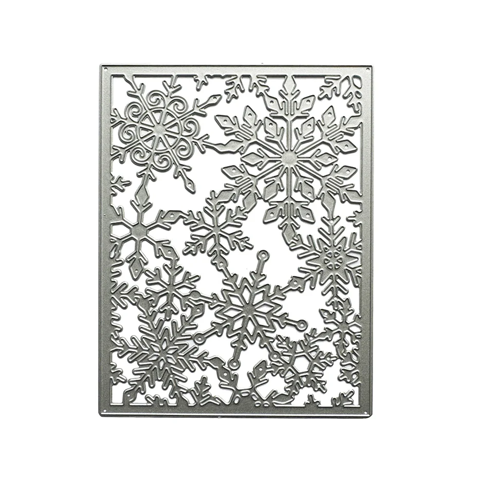 

Snowflake Background Cover Scrapbooking Cutting Dies Yiwu stock clearance DIY Paper gift Card Making metal craft Album