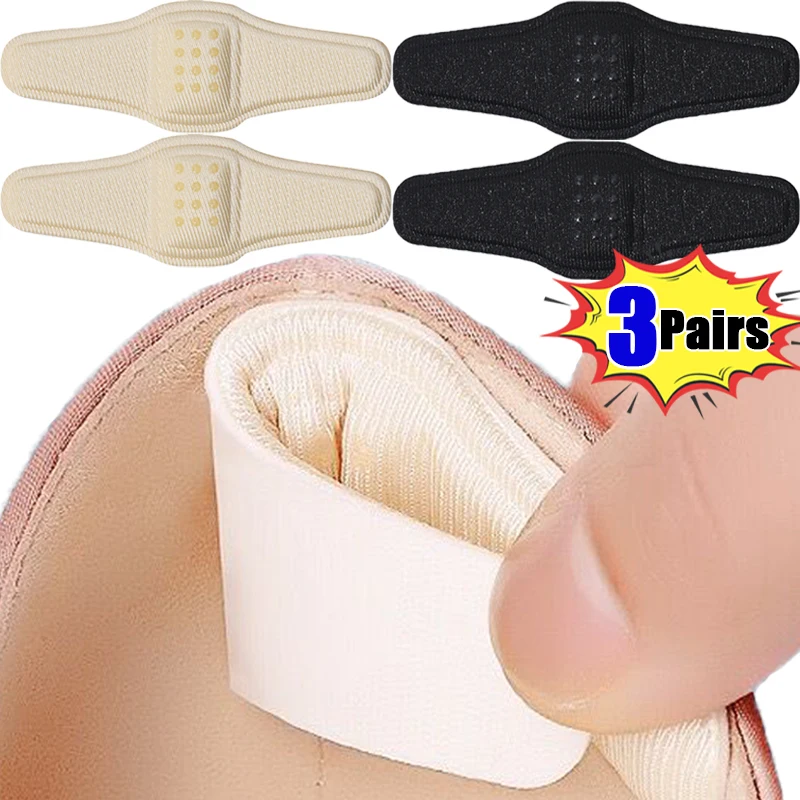 

3Pairs Heel Stickers High Heels Half Insoles Women Men Pain Relief Anti-wear Cushion Pads Feet Care Back Adhesive Shoe Inserts