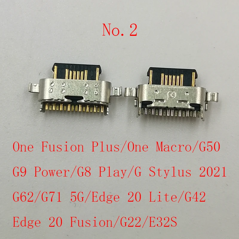 Conector de cargador USB para Motorola Moto, enchufe de puerto de carga Macro One, E8, G8, G9, G7, Power Play, G50, G10, G20, G30, G42, G62, G71,