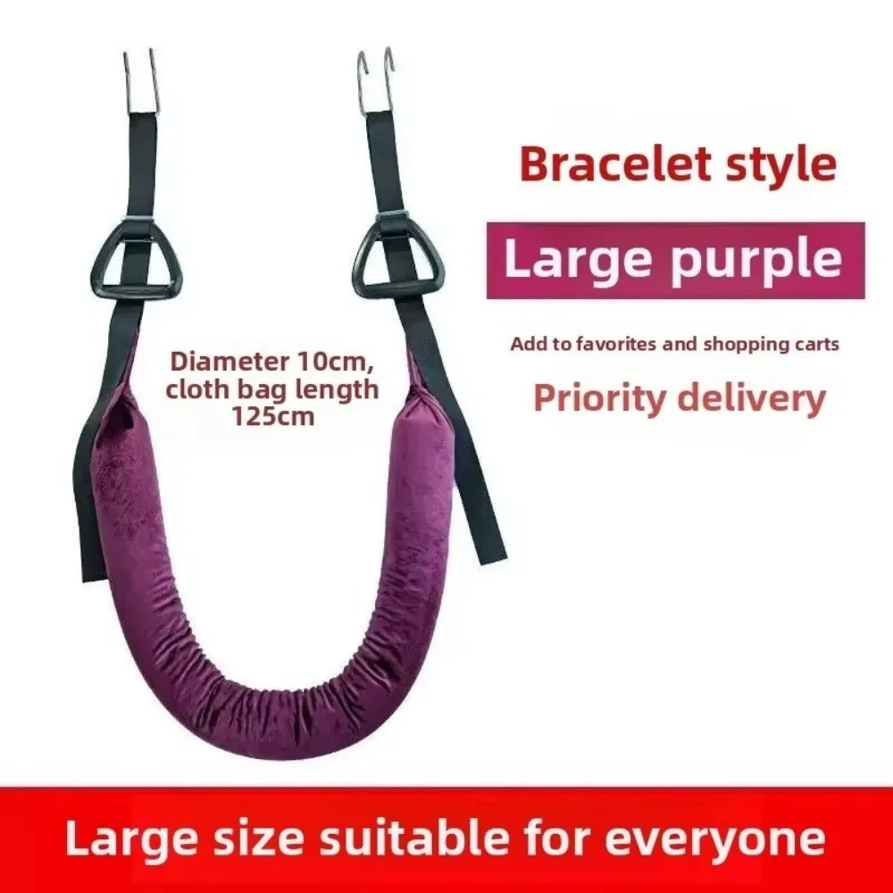 Hanging Traction Belt Ergonomic Lumbar Stretching Device Fitness Yoga Band Waist Support Spinal Stretching Belt