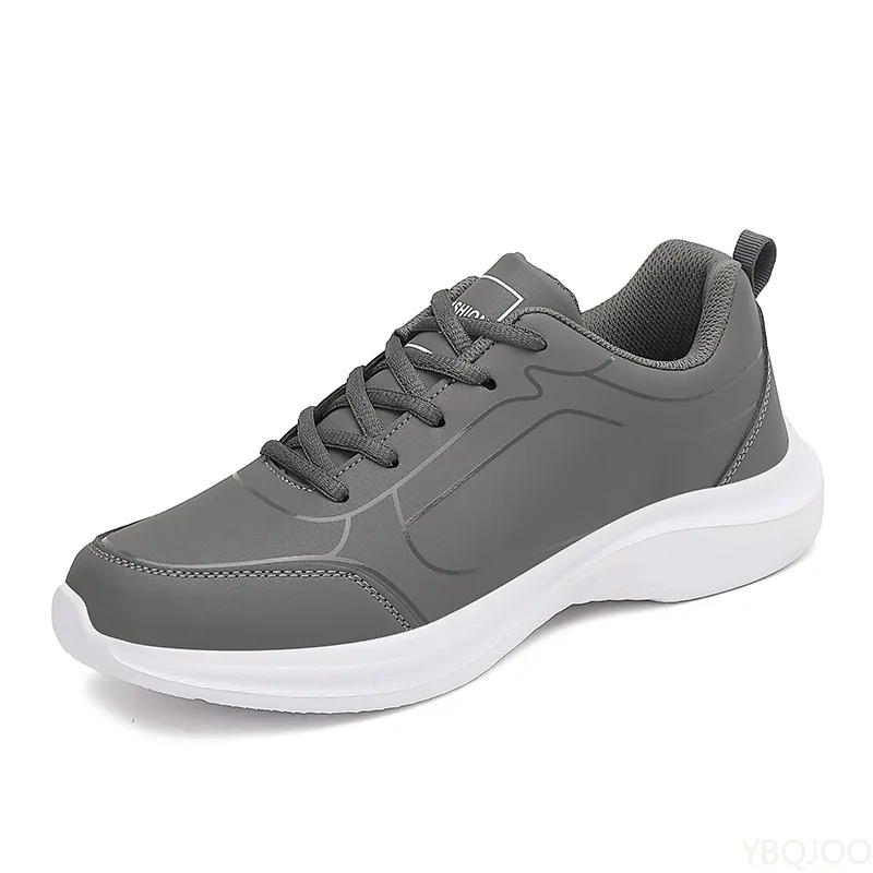Spring new breathable casual men's shoes trendy versatile anti slip sports shoes lace up comfortable simple men's shoes