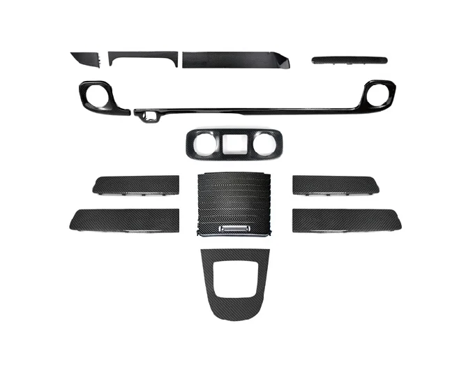 Wholesale high-quality dry carbon fiber interior kit 13-piece set 10-piece set 3-piece set for  G-Class W465 2025 +