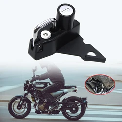 Motorcycle Helmet Lock Mount Hook Keys Locking Fit For HUSQVARNA SVARTPILEN 401 125 200 250 VITPILEN 401 Accessories