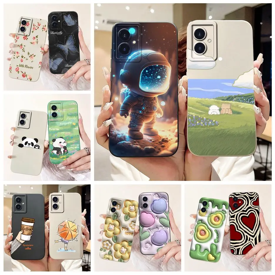 For Honor 100 Case MAA-AN00 Cute Fashion Cartoon Cover Soft Silicone Phone Case For Honor 100 Pro MAA-AN10 Honor100 Fundas Coque