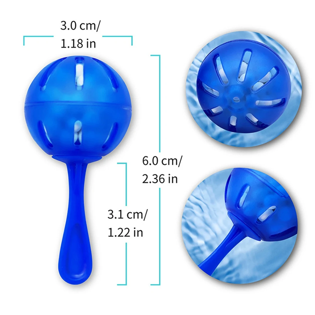 Aksesori Pelembap Udara 10 Pak Bola Pembersih Pelembap Udara untuk ProTec Kaz PC-1 & PC-2 Semua Kabut Hangat & Dingin