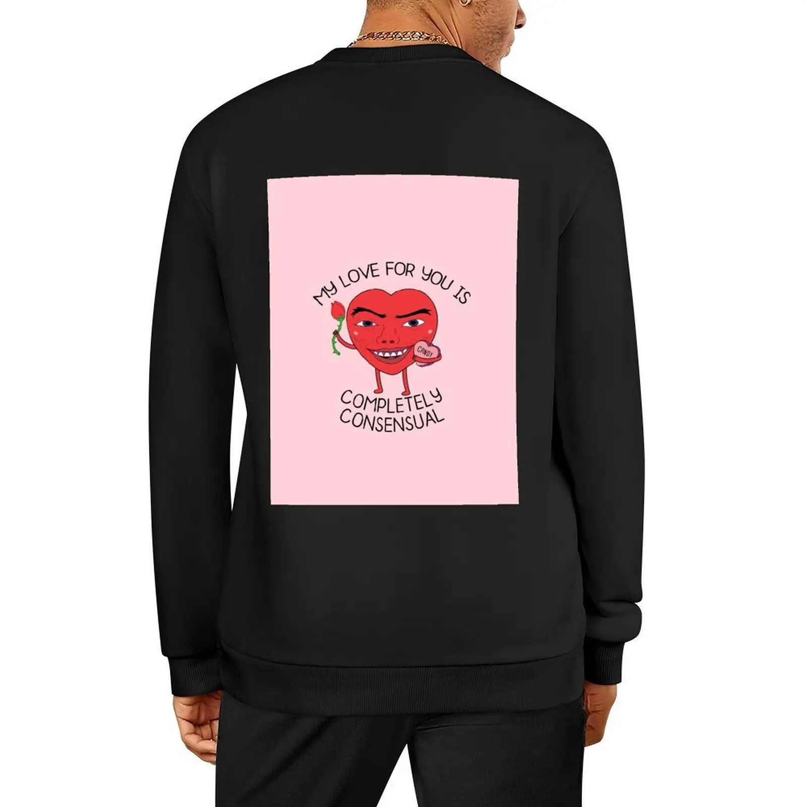 

Ricardio’s Love Is Completely Consensual Adventure Time Fan Art Pullover men clothing graphic t shirts men oversize sweatshirt