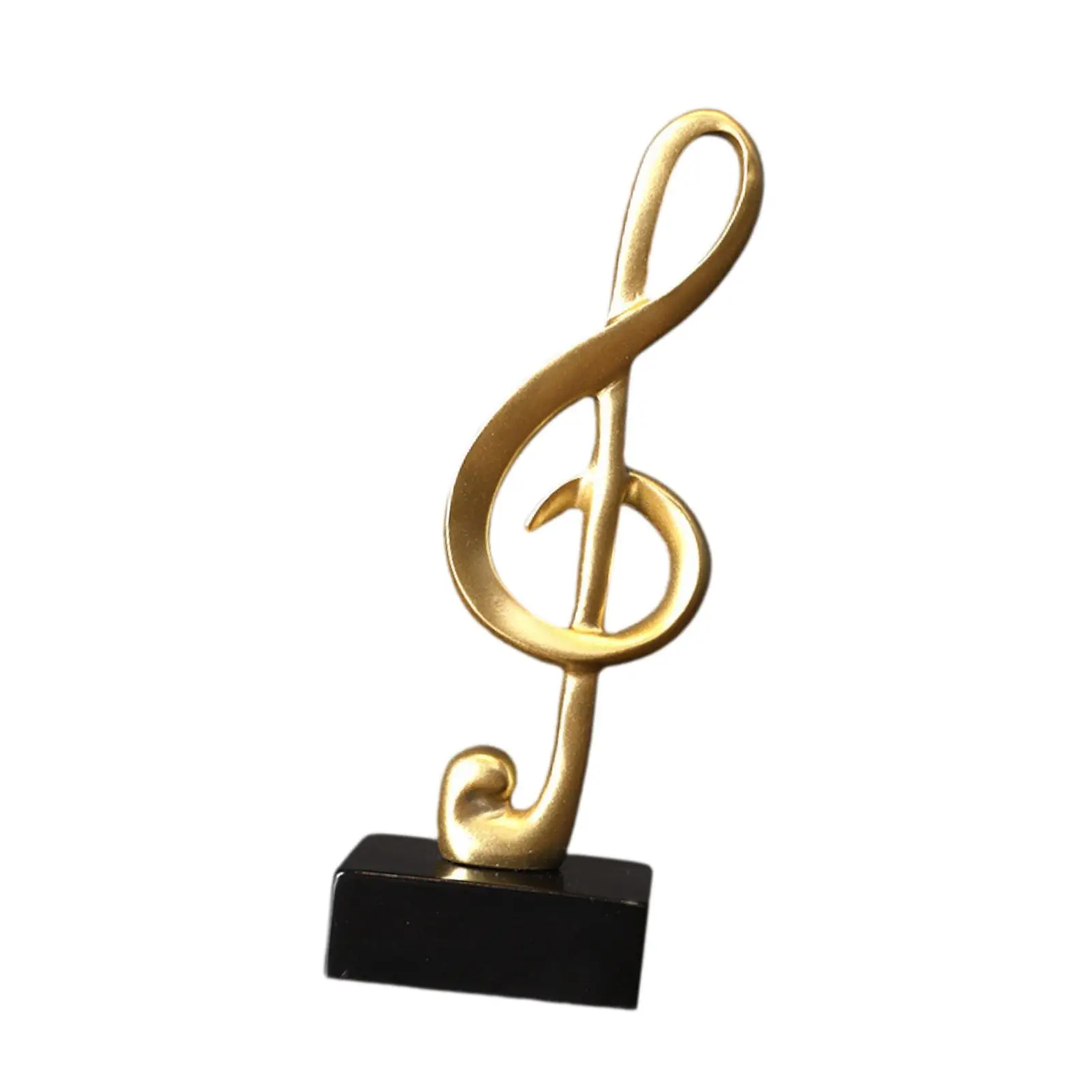 Music Note Sculpture Table Centerpiece Creative Musical Figurine Tabletop Ornament for Office Home Decoration Souvenir Gift