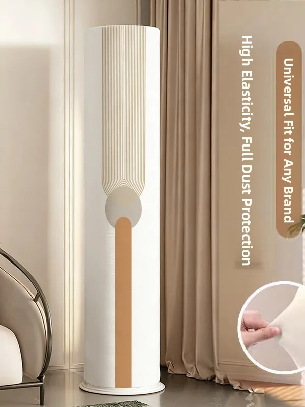 

Modern mat round Cylinder Air Conditioner Dust Cover Full Wrap Decoration Protection Universal Cover Home Fabric