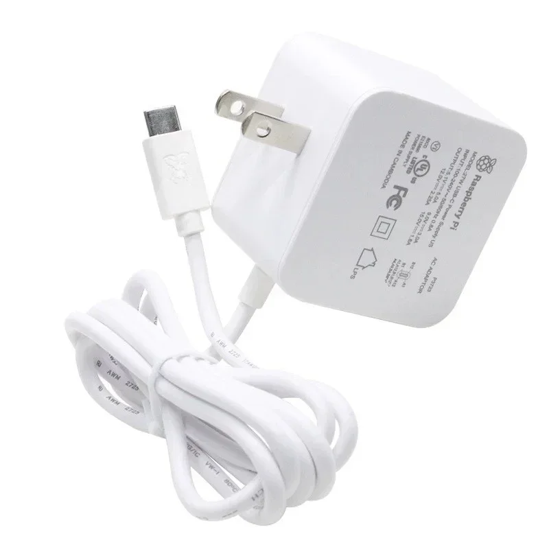 5th generation 5V5A official power supply Raspberry Pi 5 27W USB-C original power adapter