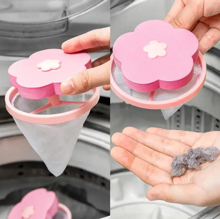 Washing Machine Hair Removal Catcher Filter Mesh Pouch Cleaning Balls Bag Dirty Fibers Collector Filter Laundry Ball Discs SN