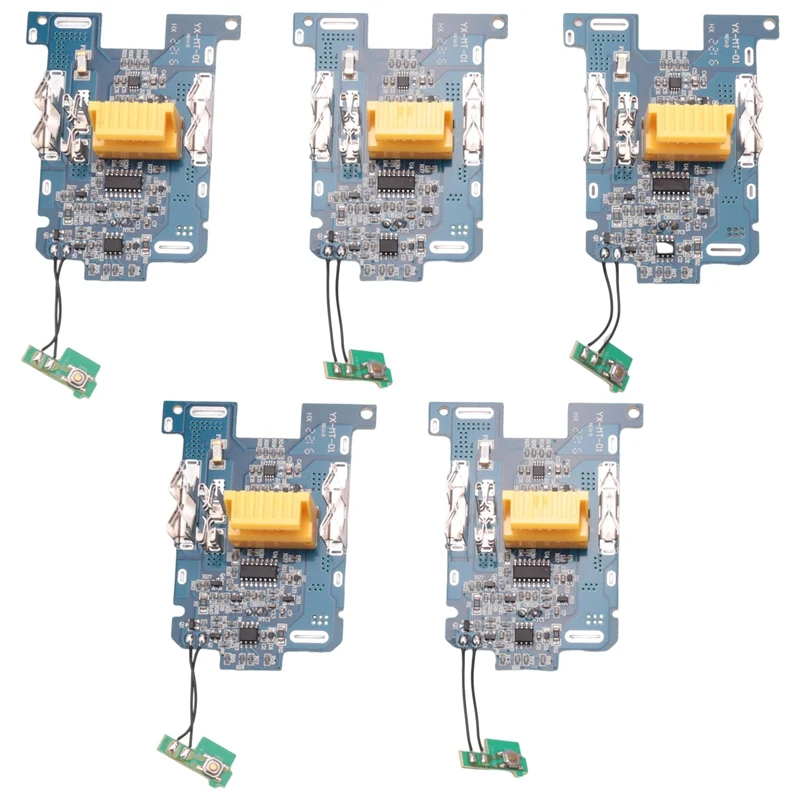 5ชิ้นแบตเตอรี่ลิเธียมไอออน BL1830 BMS แผงป้องกันการชาร์จ PCB สำหรับ Makita 18V เครื่องมือไฟฟ้า BL1815 BL1860 LXT400 Bl1850