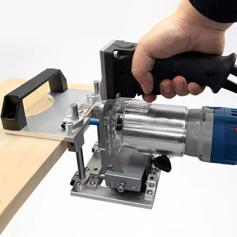 

2 in 1 Slotting Bracket Electric Slotting Machine 650W Woodworking Electric Slotting Machine