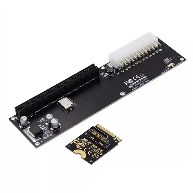 

Хорошо сделано для Oculink SFF-8612 SFF-8611 Карта адаптера PCI-E 16X 2230 M.2 M-Key Адаптер для внешней видеокарты GPD WIN Max2