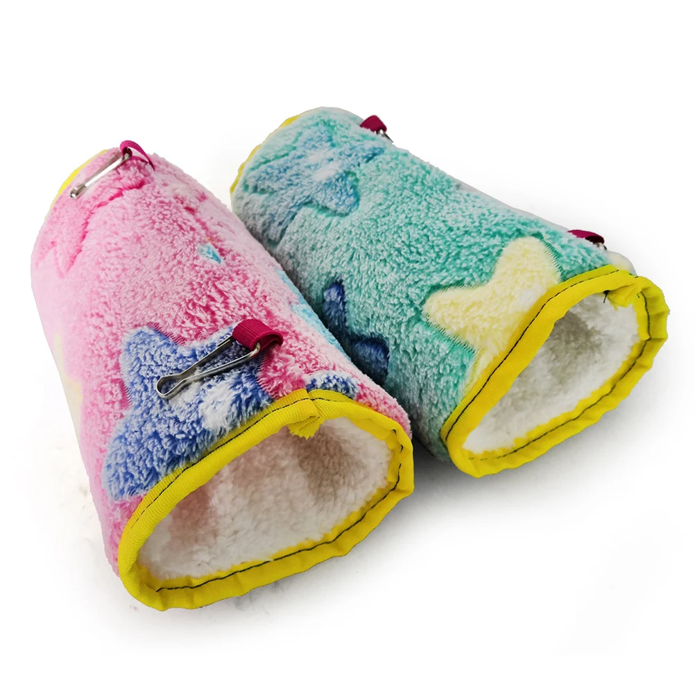

17X10Cm Hamster Hanging Hammock Pet Sleeping Bed For Small Animals Warm Nest Bird Parrot Squirrel Cage Decoration Pet