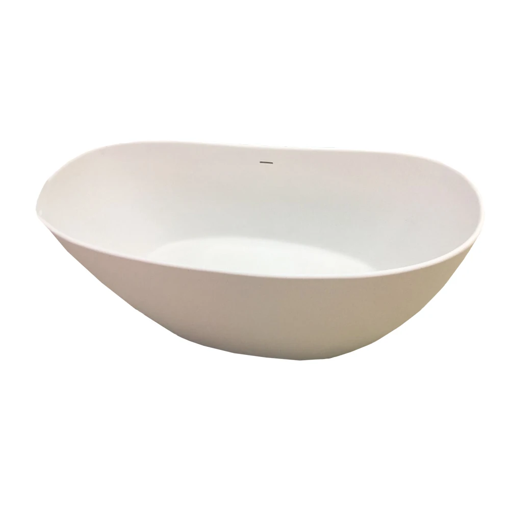 

1800x850x630mm Solid Surface Acrylic Quartz CUPC Approval Bathtub Oval Freestanding Corian Artificial Stone Tub RS6569QA