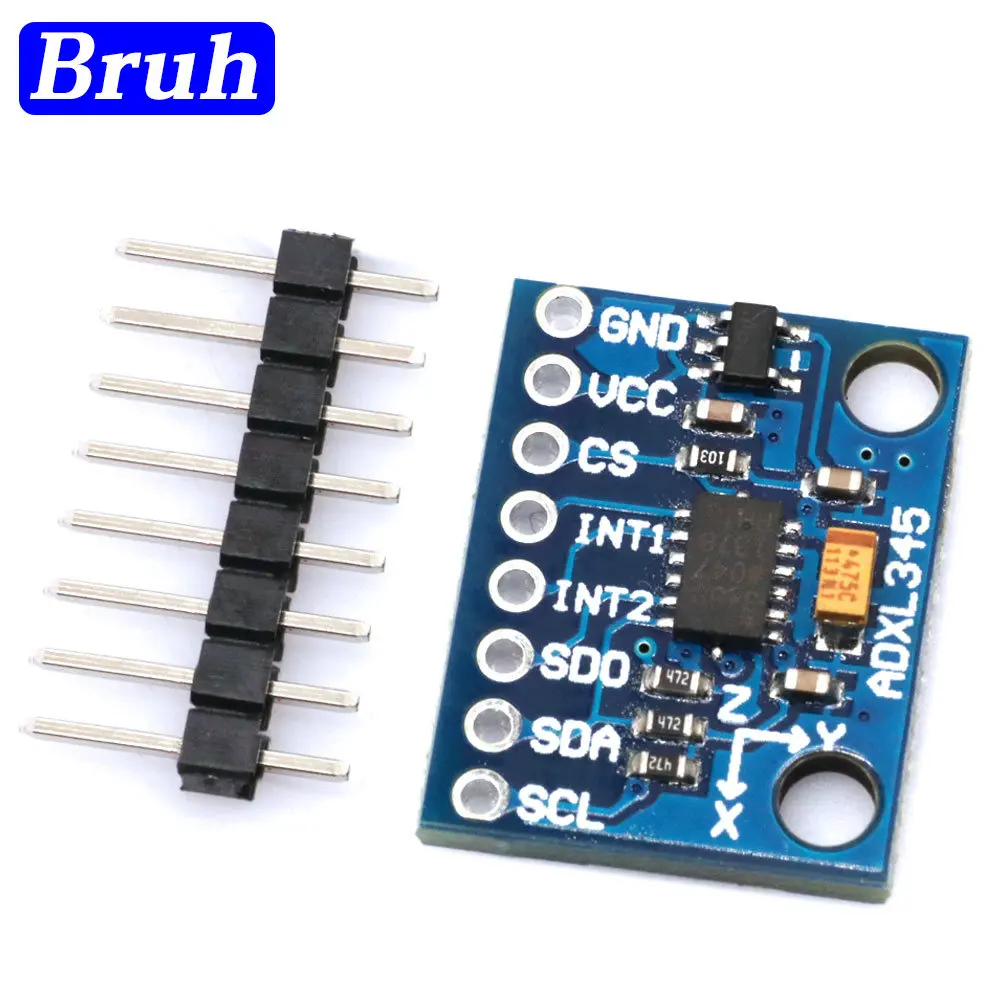 GY-291 ADXL345 Digital Triaxial Acceleration Of Gravity Inclination Module IIC / SPI Transmission For Arduino