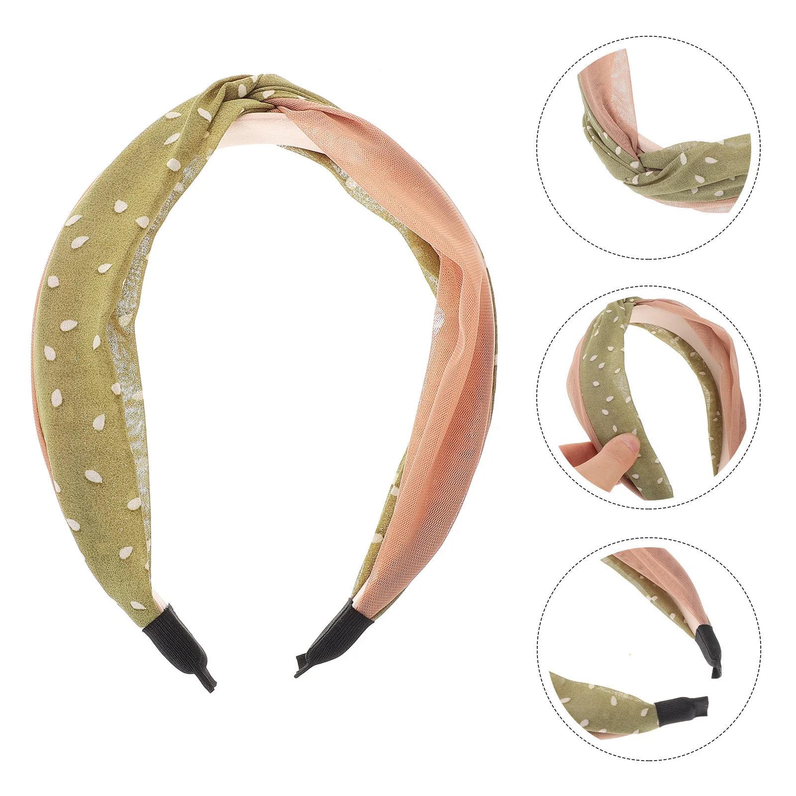 

Dot Hairpin Head Hoop Headbands Fashion for Women Female Delicate Woman Hairbands Girls