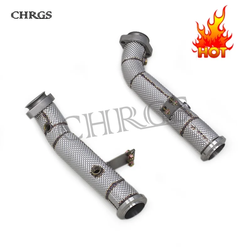 Прямая выхлопная труба из нержавеющей стали для Mercedes-Benz C43 C400 C450 E43 E400 E450 с двигателем M276 W213 S213 C238 A238 Прямая выхлопная труба из нержавеющей стали для Mercedes-Benz C43 C400 C450 E43 E400 E450 с двигателем M276 W213 S213 C238 A238