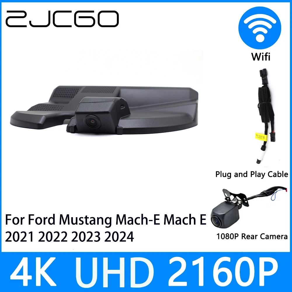 ZJCGO Dash Cam 4K UHD 2160P Car Video Recorder DVR Night Vision parking for Ford Mondeo Taurus Lincoln Z Zephyr 2022 2023