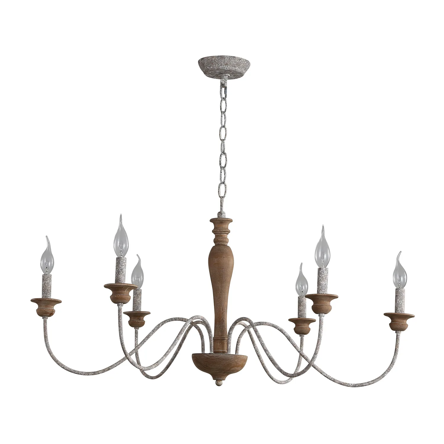 

European, French and American style, pastoral and rural retro, old chandelier