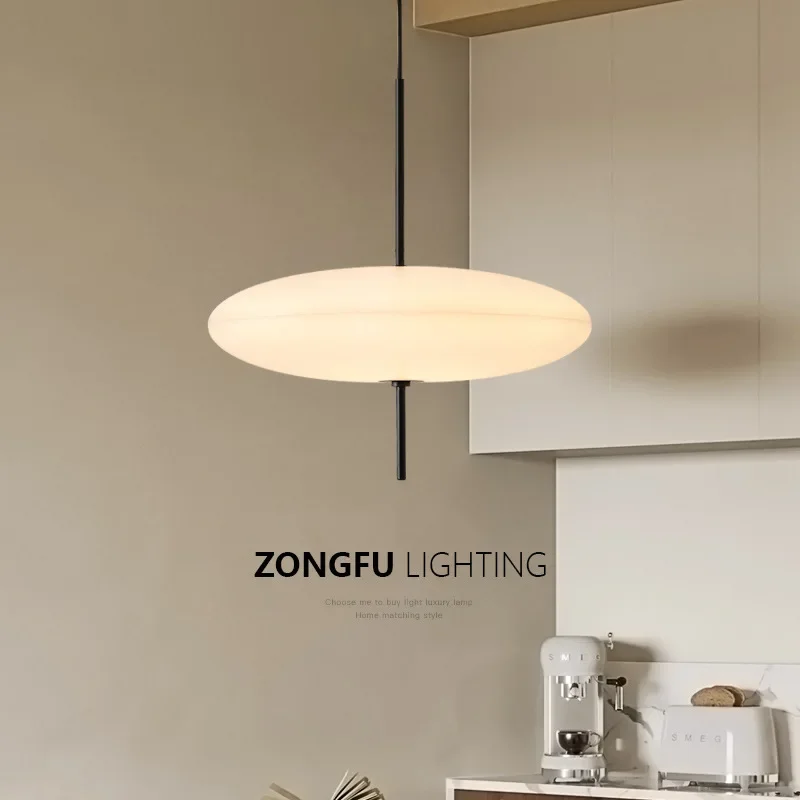 أضواء غرفة نوم بسيطة الإبداعية UFO ضوء الدنماركية العقيم مطعم بار الثريا الحديثة الفاخرة مصمم أضواء قلادة للديكور #5