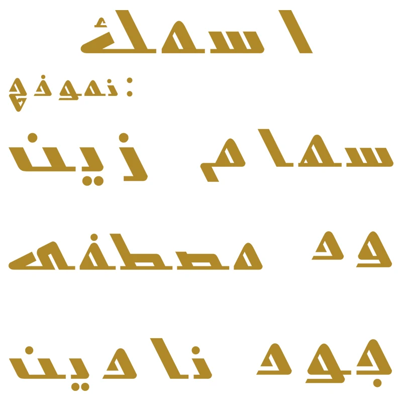 Custom Arabic Name Wall Art Sticker Personalized Text Vinyl Decal No Residue for Car Window Laptop Door Kids Playroom 21 Colors
