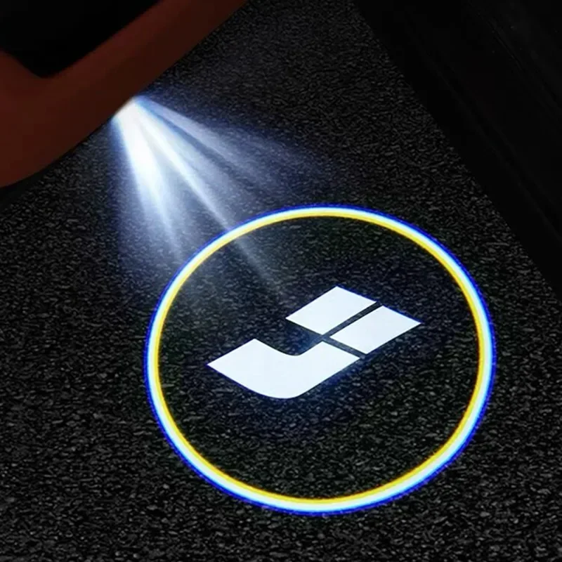 

1PCS Car Door Led HD Projector Light Welcome Light Shadow Warning Lamp Logo Auto Accessories For Li Xiang L8 L7 L9 2022-2024