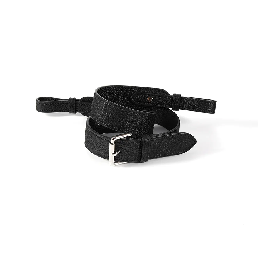 حزام كتف جلدي لحقيبة ليندي، ملحقات حقيبة كروس بديلة قابلة للتعديل من جلد البقر الأصلي #3