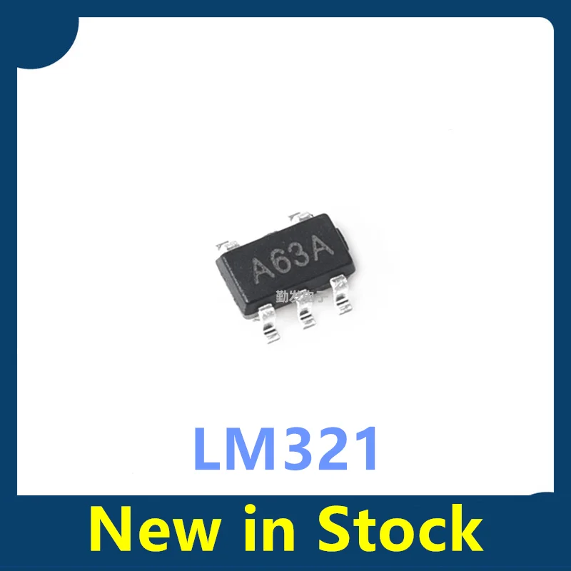 20PCS LM321MFX LM321, marked A63A, surface-mount SOT23-5 low-power operational amplifier