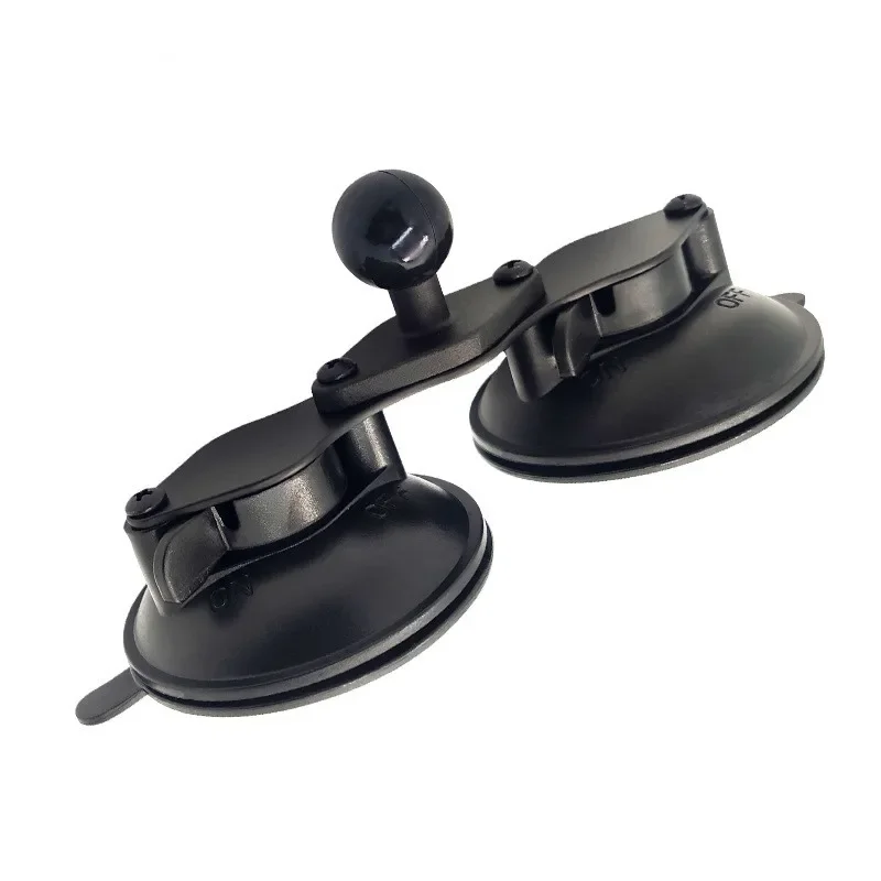 Tre ventose supporto a sfera da 1.5 pollici per succhiare sul finestrino della macchina Twist Lock tripla Base per telefono Gopro Garmin