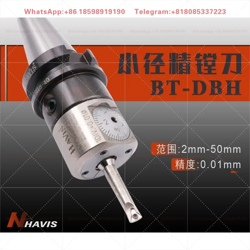 CK4-DBH2-22BT30 Small Diameter Fine-tuning Boring Cutter, EWN2-22CK4 Light CNC Boring Head BT30 Shank High-speed Machining Tool