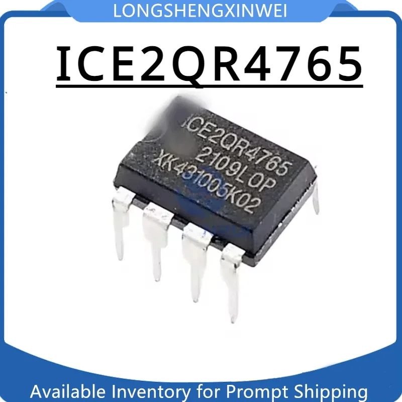 1PCS Original ICE2QR4765 2QR4765 ICE2QR4765Z DIP-8 New Power Management Integrated Circuit IC