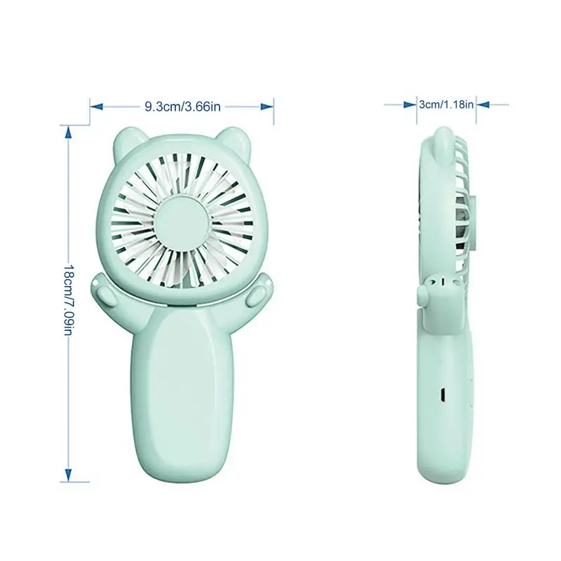 휴대용 미니 선풍기 휴대용 USB 충전식 선풍기, 아름다운 디자인, 야외 포켓 선풍기, 가정 자동차 여행 학교 직장용