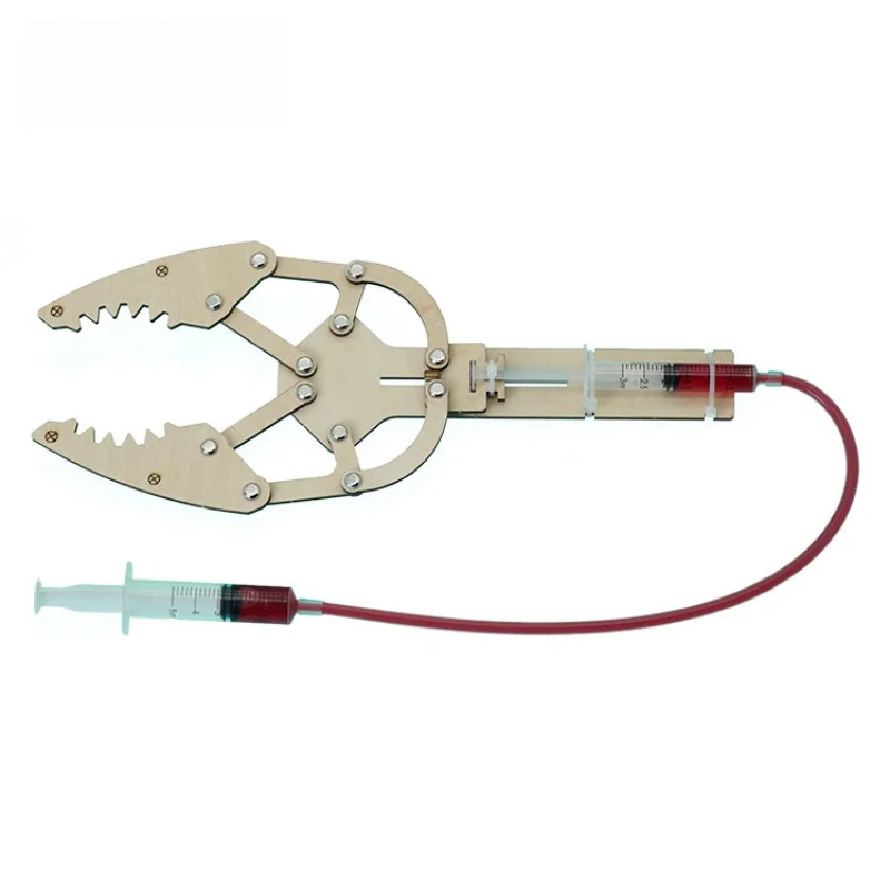 1-3Pcs DIY Hydraulic Efficiency Manipulator Model Techology Science Toy STEM Experimental Tool Kit Teaching Aids Educational Toy
