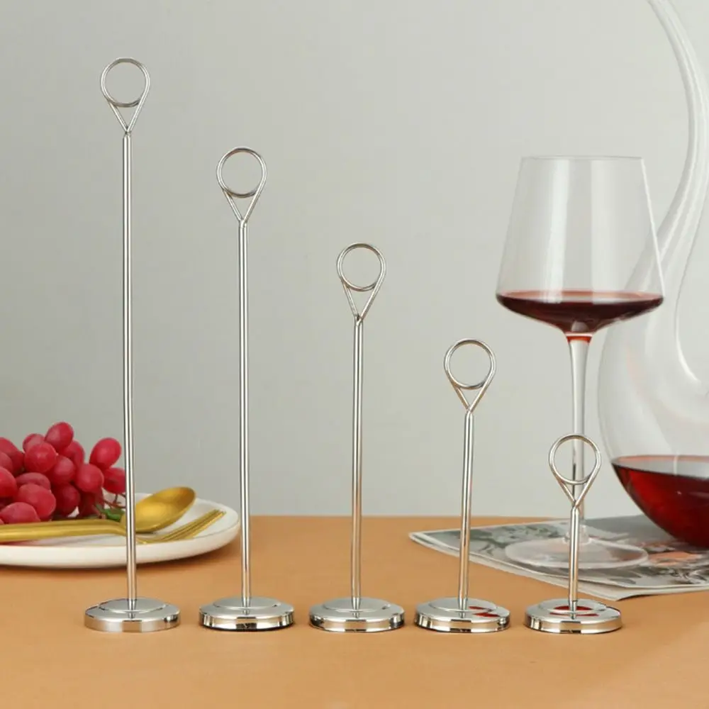 Round Desktop Decoration Party Supplies For Memo Postcard Paper Picture Paper Stand Note Clamp Photo Clip Card Holder