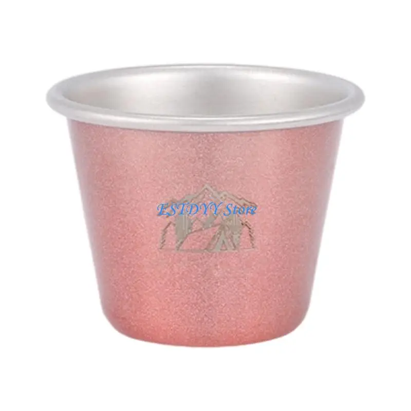 

G6DE Stainless Steel Drinking Mugs Durability Outdoor Cup for Camping Backpacks Trip