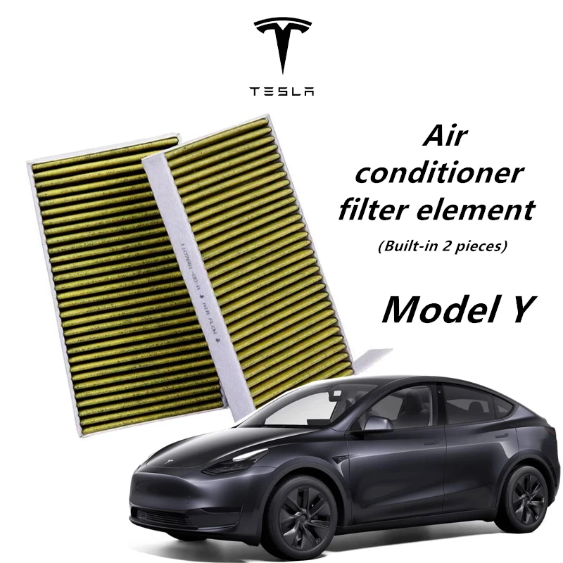 

Air filtration components for Tesla Model Y;internal and external;activated carbon filter;HEPA filter