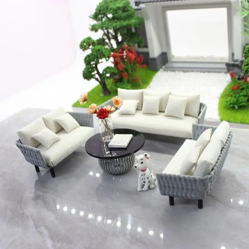 

Подробная статуэтка для моделей с небольшим диваном с подушкой для энтузиастов ремесла и декорации сцены 1/20 1/25 1/30 Шкала