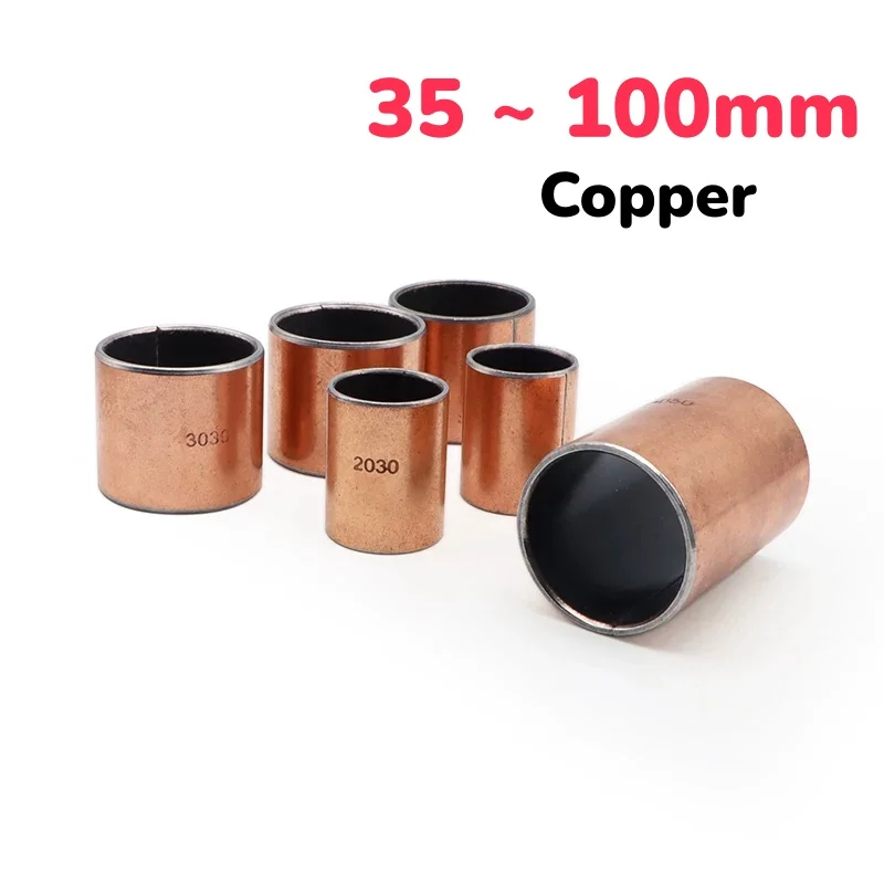 Peijian Sf-1 Oil-free Self-lubricating Composite Bearing Copper Shaft Bushing Sleeve Inner Diameter 35/38/40/45/50/55/60 ~ 100mm