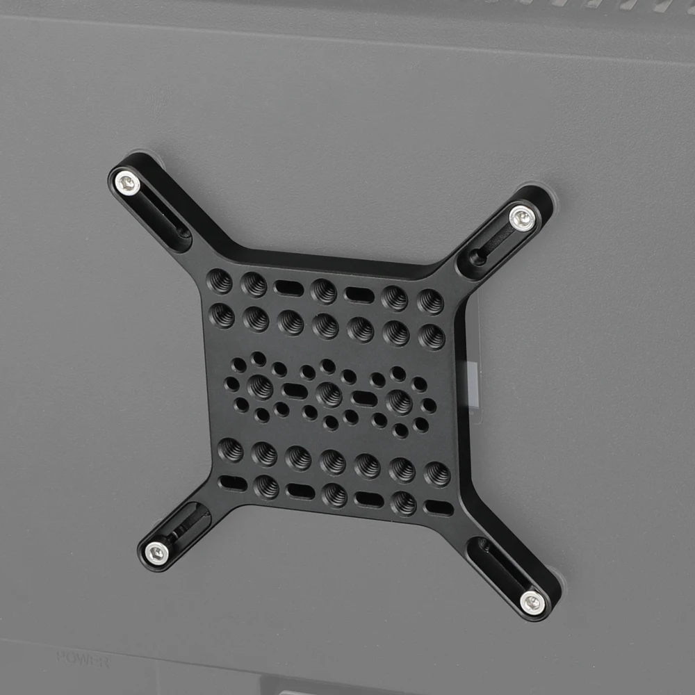 

CAMVATE Multipurpose Monitor VESA Cheese Plate with 75 to 100mm VESA Mount & 1/4"-20 Anti-Twist Threads For Universal Monitor