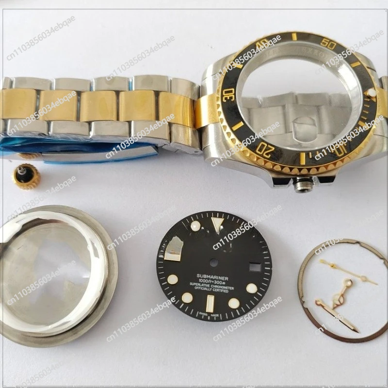 For Shell Cover Watch Accessories 8200, 2824, 2836 Shell Cover Sapphire Mirror Stainless Steel Shell Full Set