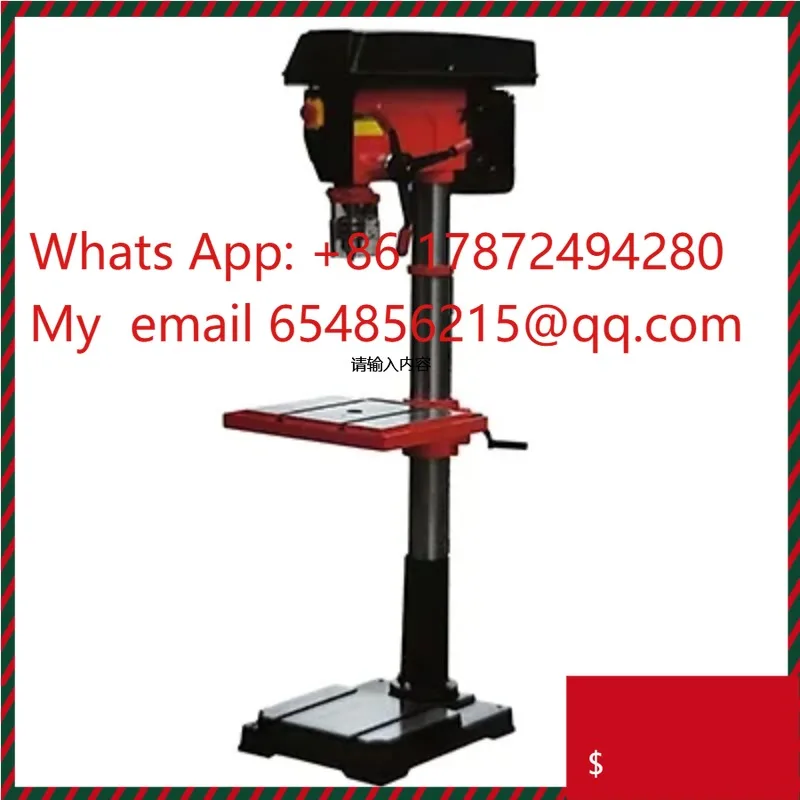 Small Workshop DIY Metal Processing Project Manual 32mm Drilling Capacity Compact Bench Drill Machine Wear-resistant