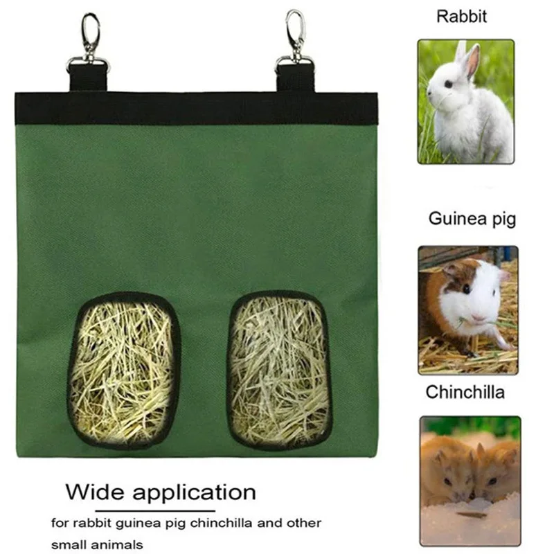 Rabbit Feeding Bag, Chinchilla, Guinea Pig, Mole Feeding Bag, Rabbit Hay Bag, Pet Food Bag, Waterproof Hay Bag