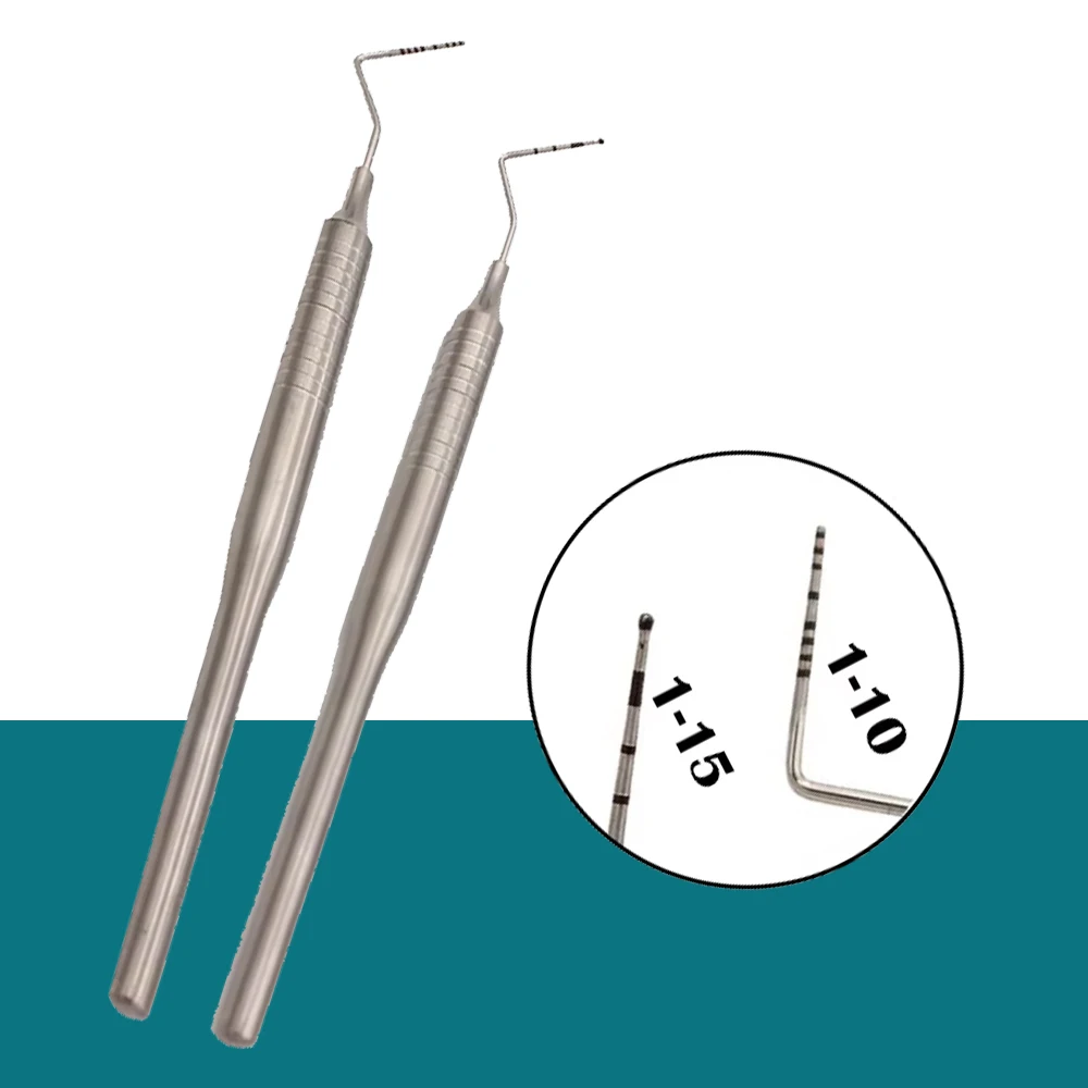 

Dental Periodontal Probe CPI Explorer Hook Pick with Scale for Teeth Cleaning and Hygiene Measurement Tool Set