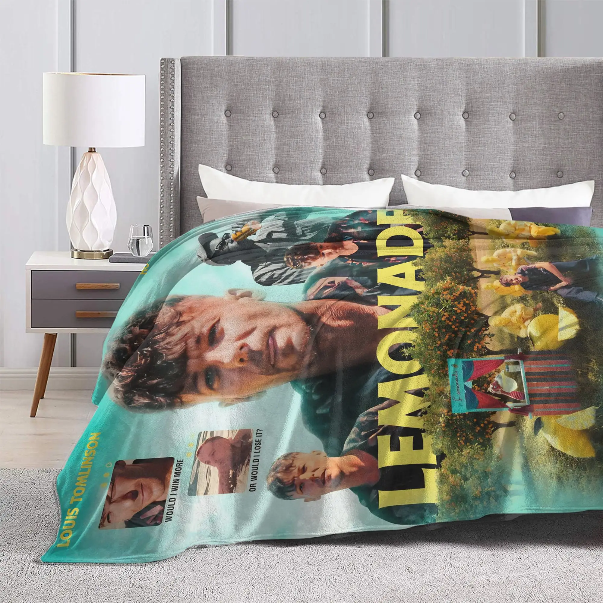 لويس توملينسون عصير الليمون كيف حصلت هنا جولة حول العالم 2026 بطانية الفانيلا لينة الدافئة رمي بطانية لغطاء السرير المفرش #5