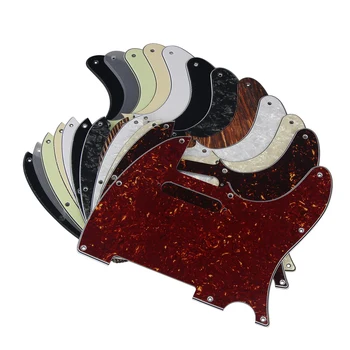 Fleor 1 peça 8 furos tl guitarra elétrica pickguard placa de arranhões com parafusos pickguard
