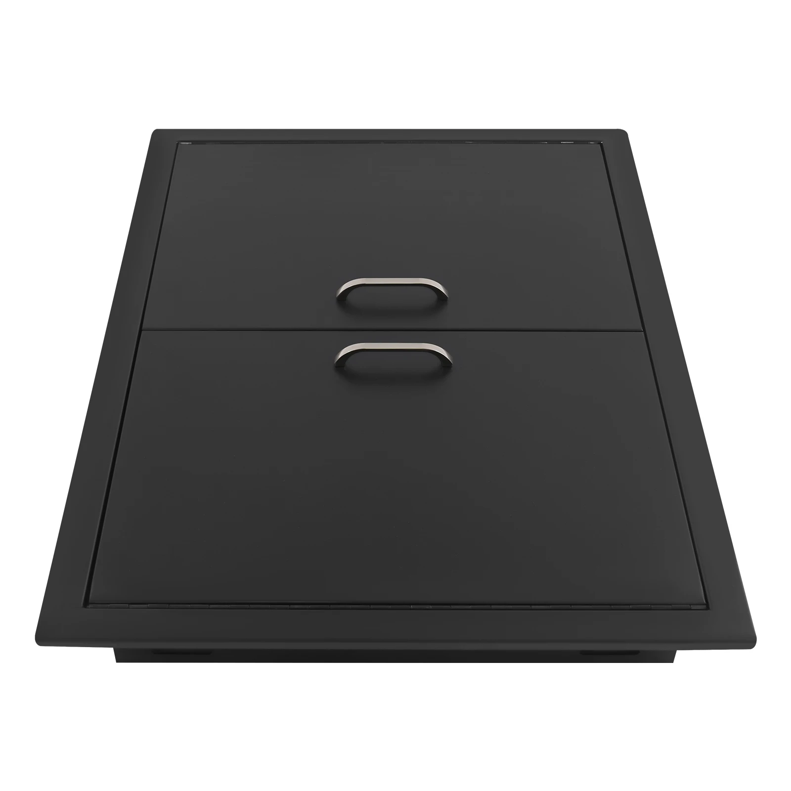 29.92*20.87in أسود شواء باب الوصول الكربون الصلب مزدوج باب المطبخ في الهواء الطلق للمطابخ في الهواء الطلق جزر الشواء #6