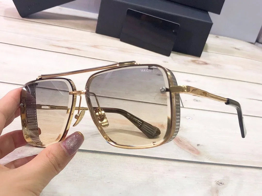 ADITA Mach Six Hochwertige Sonnenbrille für Herren, Titan-Stil, modisches Design, Sonnenbrille für Damen, mit Box 3