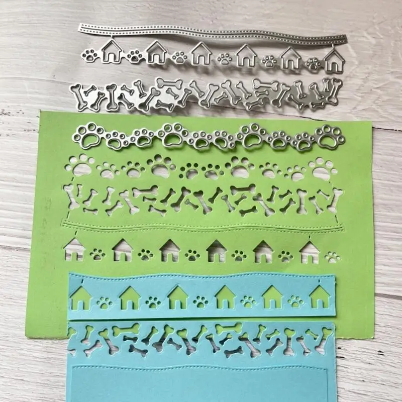 45BE Dog PAW القطع المعدني يموت DIY CRAFT CORPAN CORPANTEL TELPOSPLATE SCRAPBOOKING SCRABKING FOR CARC